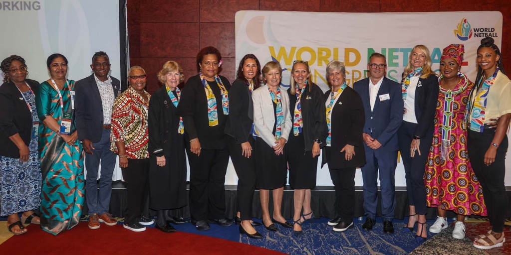 World Netball Board of Directors, both past and present at the World Netball Congress 2023