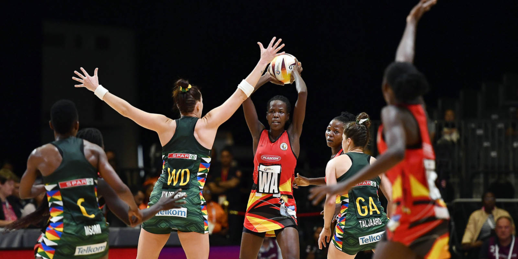 Uganda vs South Africa at the Netball World Cup 2023