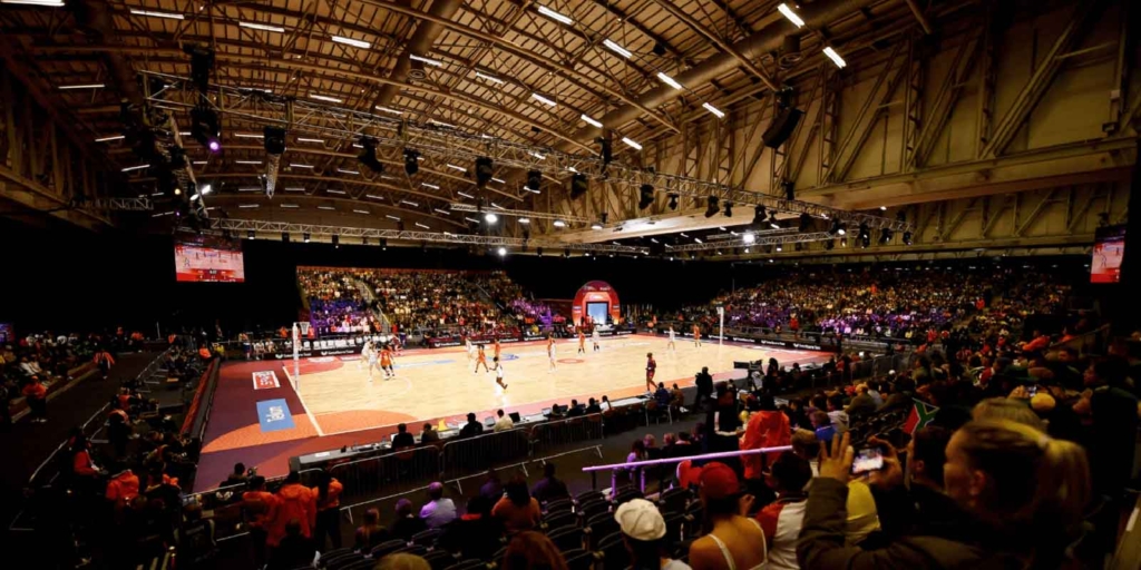 Netball World Cup court